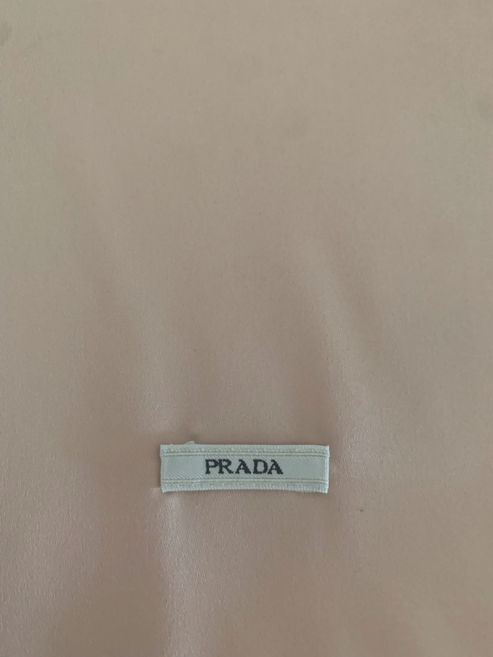 Prada Blush Satin Dustbag